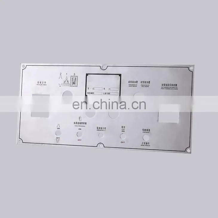 Top Quality Silk Screen Printed Custom Carved Metal Aluminum Decorative Button Nameplate With Self Adhesive