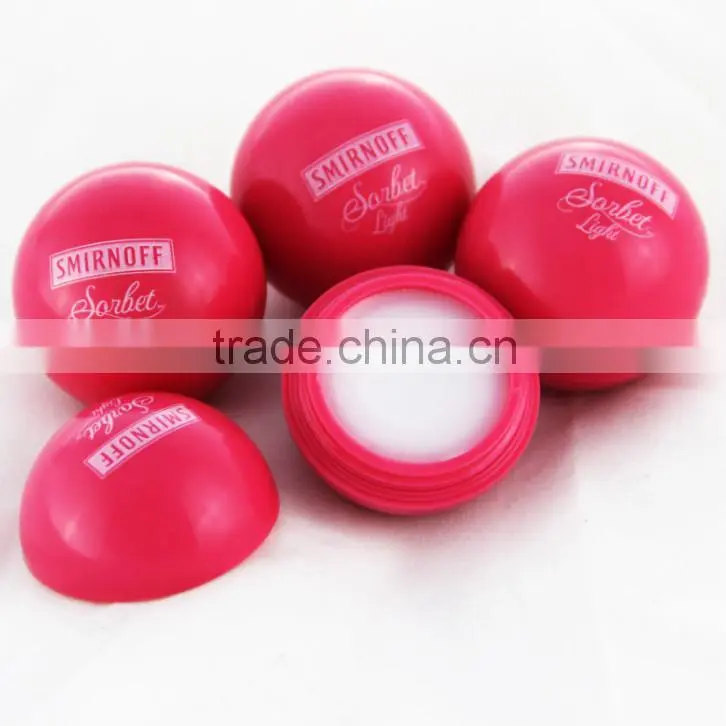 ball shaped cute lip balm gift set