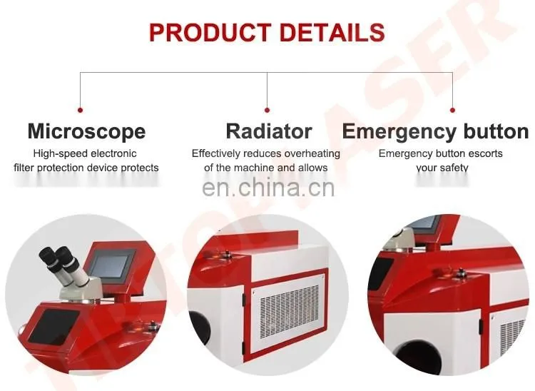 Best Price Portable Laser 200W YAG Spot Jewelry Laser Welding Machine for Gold Silver