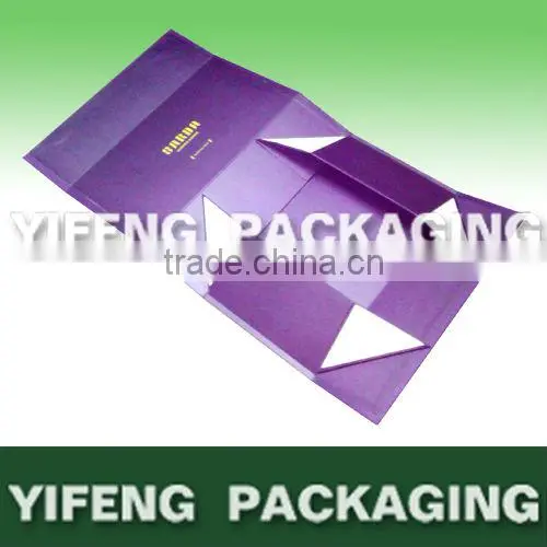 China supplier OEM cheap folding with silk wine presentation boxes