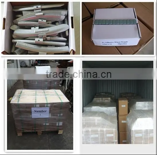 spray coated Zn clip wheel balance weights for cars