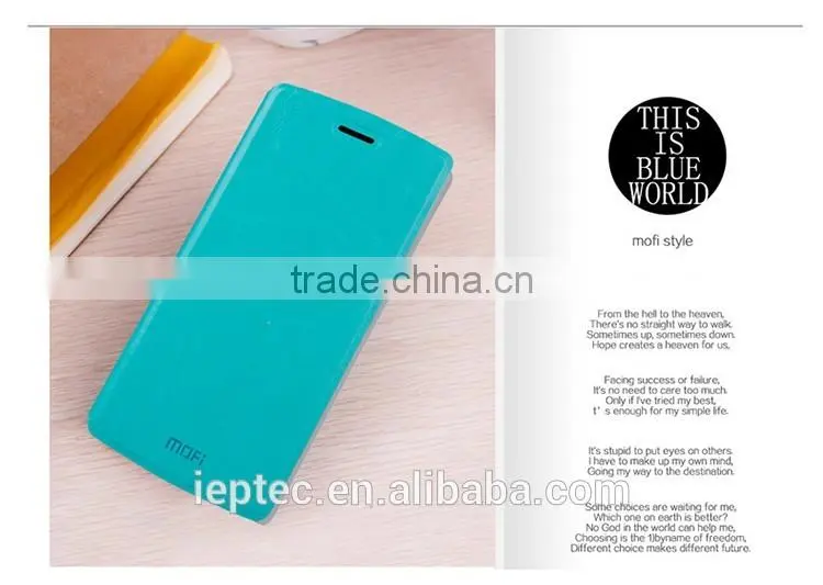 MOFi Original Phone Accessories Vintage PU Leather Flip Housing for OnePlus One, Celulares Back Cover Case for One Plus One