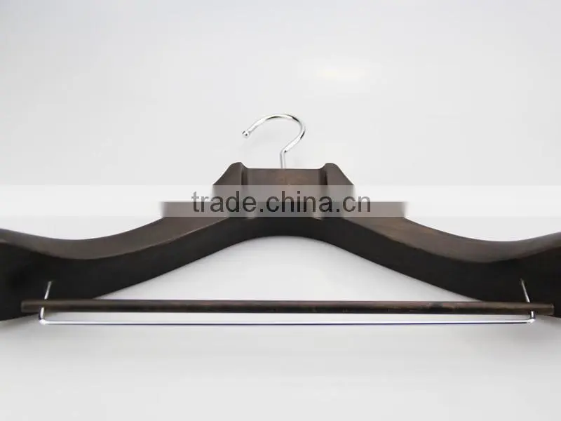 best selling wooden hanger and pants hanger with special shape