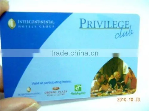 Customized T5567 Contactless Cards/PVC T5557 RFID Cards/Colored T5577 RFID Cards with Signature Panel For Hotel Key