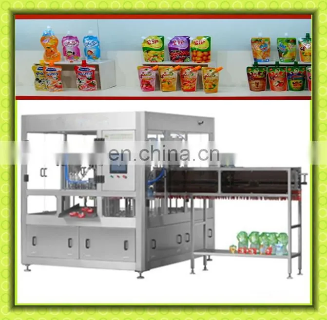 Stand-Up pouch Filling And Cap-Screwing Machine