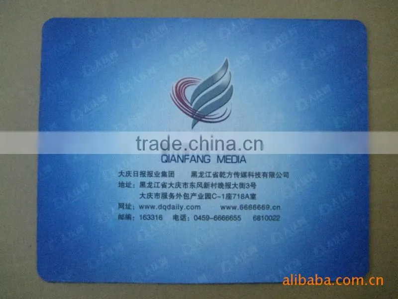 custom die cut shape fabric mouse pad, promotional neoprene mouse pad