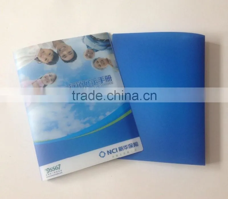 A3 clear plastic I shape file folder, document envelope custom made for gifts