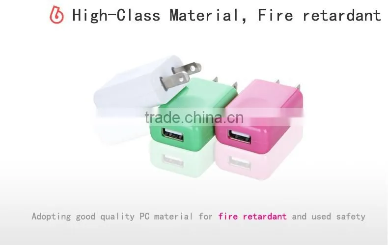 single usb to wall charger Home AC Charger US Adapter for Samsung Iphone