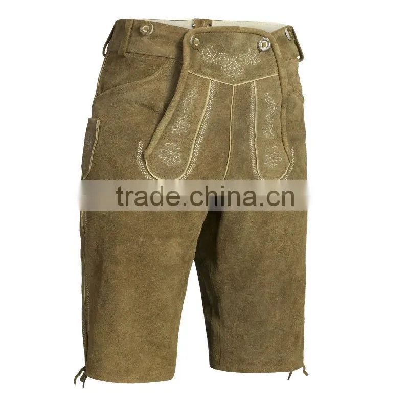 German Bavarian Oktoberfest Trachten Short Length Lederhosen-All Sizes Available