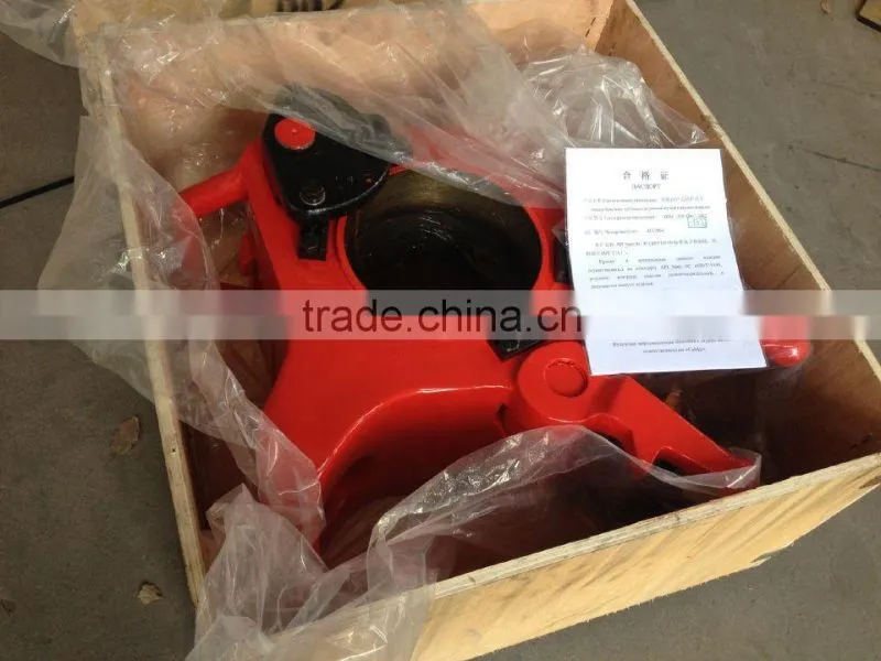 API 8C oil drilling Center latch elevator 318ton for pipe Dia 89 to168mm handling tools (DDZ-350TD)