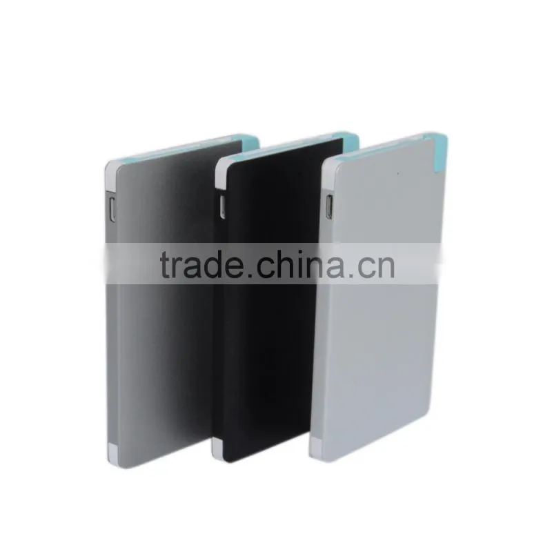 portable power source credit card power bank 4000mAh recharger power bank pcba