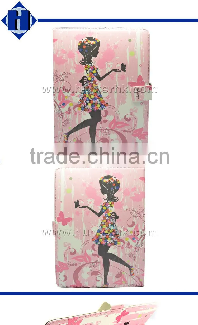 Printed Walking Girl Tablet Cover For HTC Jetstream