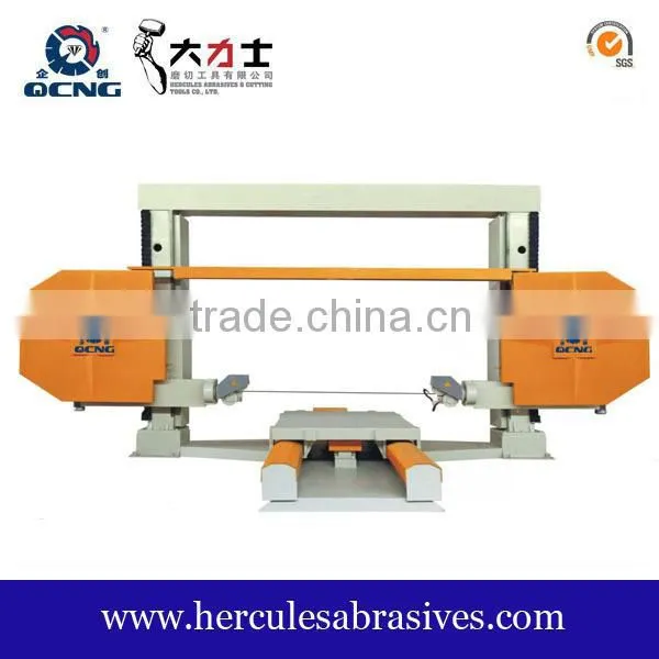 cheap CNC stone wire cutting machine for column arc shaping