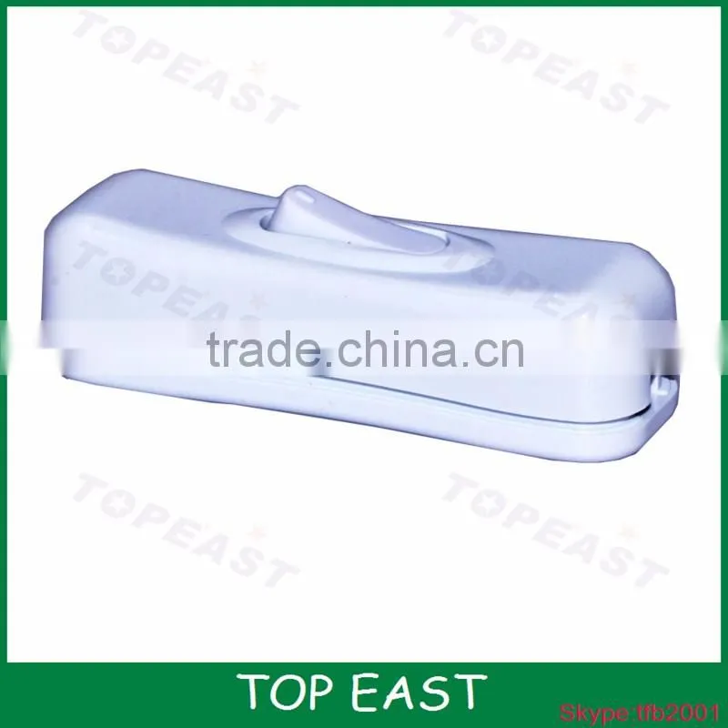 Hot sale White color electrical in line power switch touch control switches 404