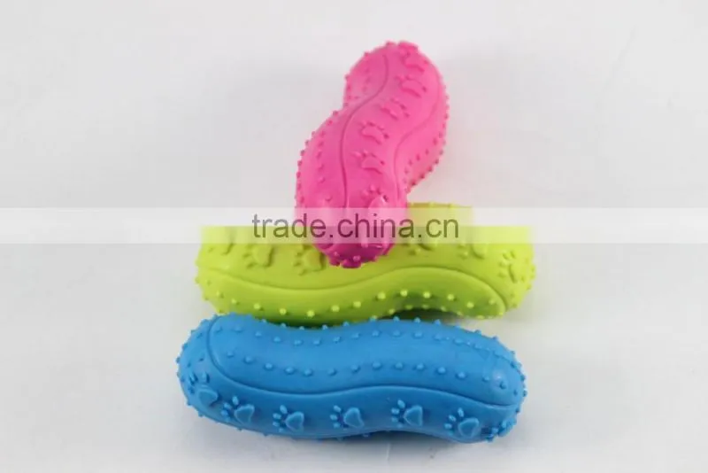 Sausages rubber pet toys cat pet dog supplies dog chews wholesale factory
