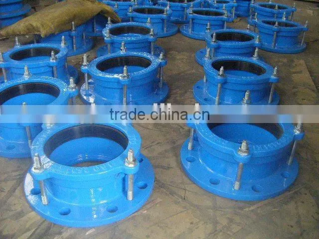 epoxy coating ductile iron pipe joint --- Universal flange adaptor