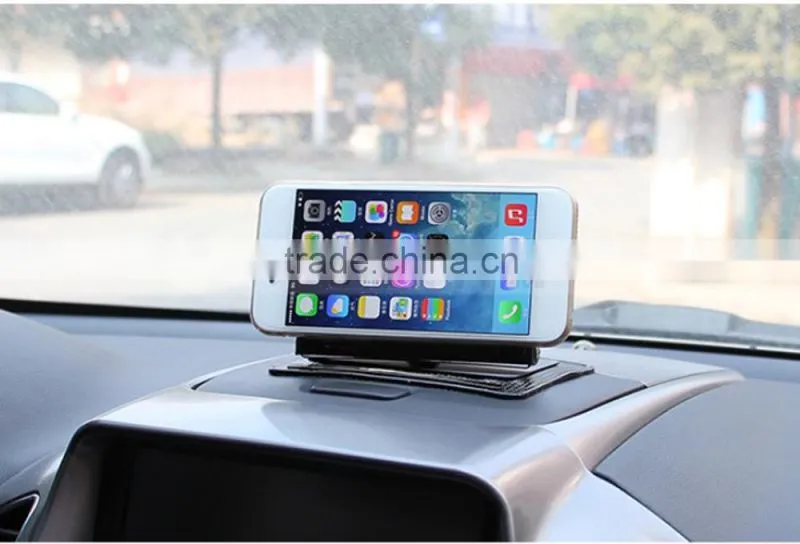 Removable Car Sticky Mat Cellphone Holding Mat Anti Slip Pad Car Flat Cellphone Holder Car Cellphone Dash Mat Support