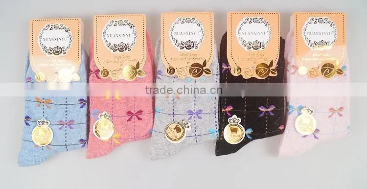 5 Pairs New Women's Winter Cashmere Socks Wool Socks