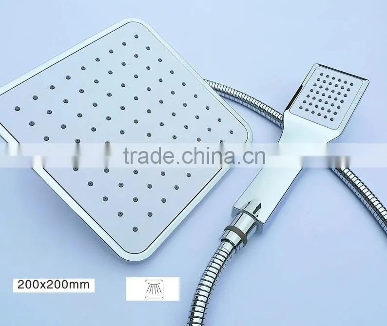 8 inch high pressure water saving rainfall shower head