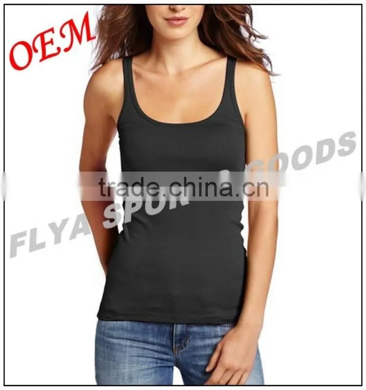 women fashionable wholesale cotton tank top fitness clothing