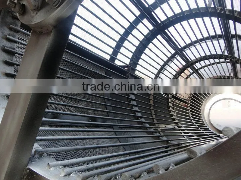Placer gold washing plant trommel screen machine