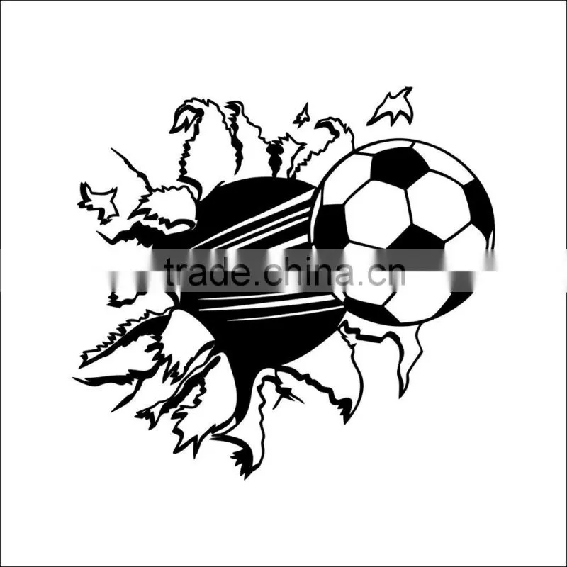 Alforever VINYL football 3d Wall decals