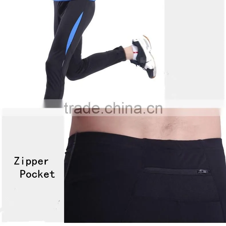 2016 Wholesale Men's Lycra Running Pants