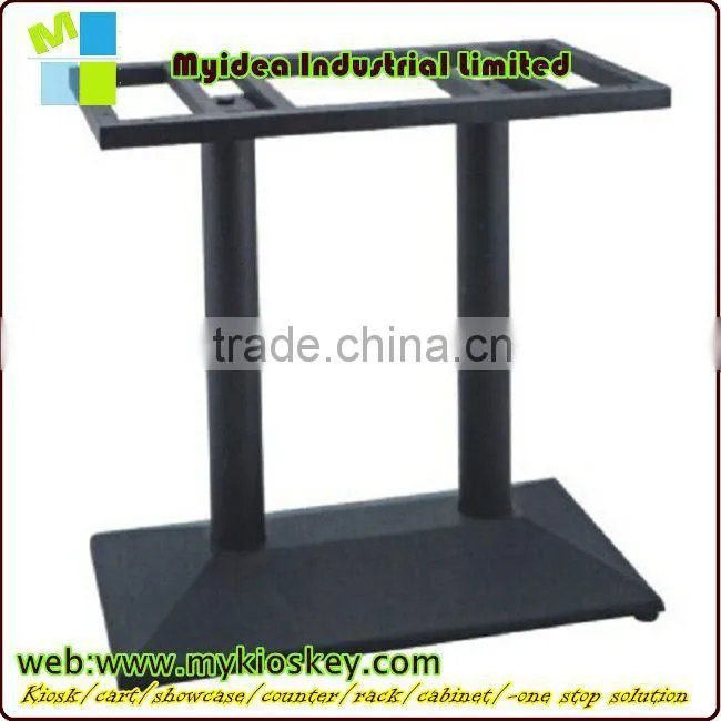HS-A067 round table base chrome metal gold plating machine base for marble table outdoor furniture