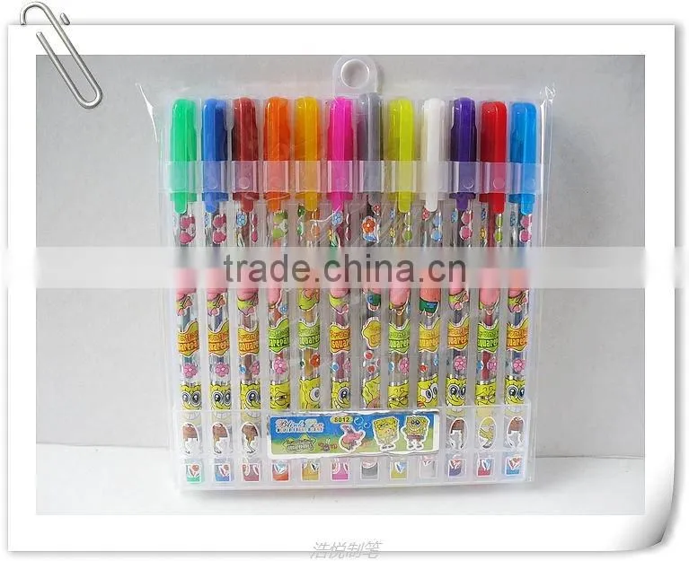 the cartoon pattern 800 glitter pen for kids