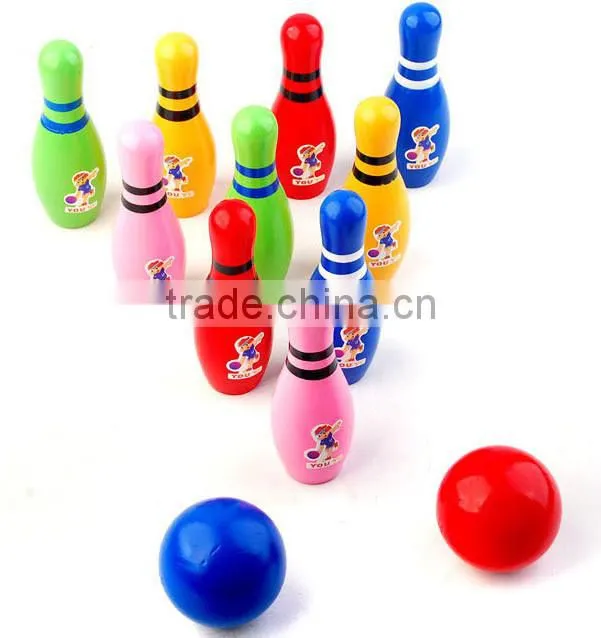 Children's educational toys,wooden Bowling game,sports toys for children