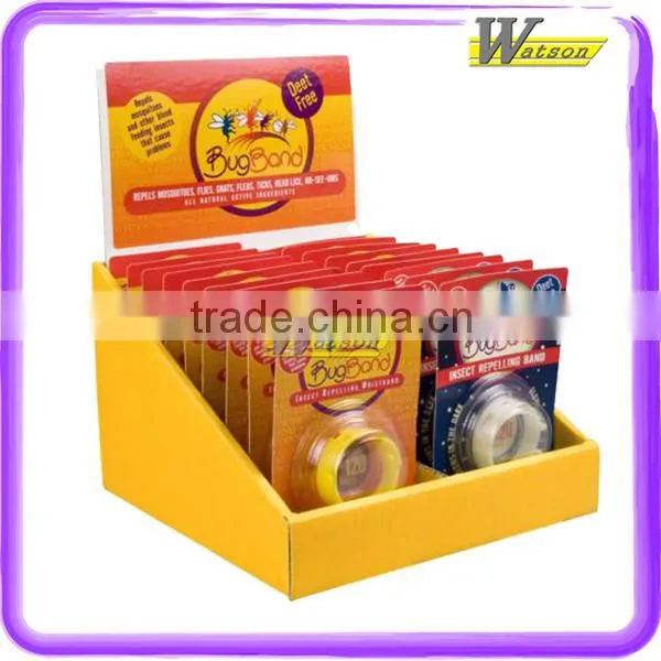 Paper Corrugated Counter Display Box For LED Dyno Torch/Electronic