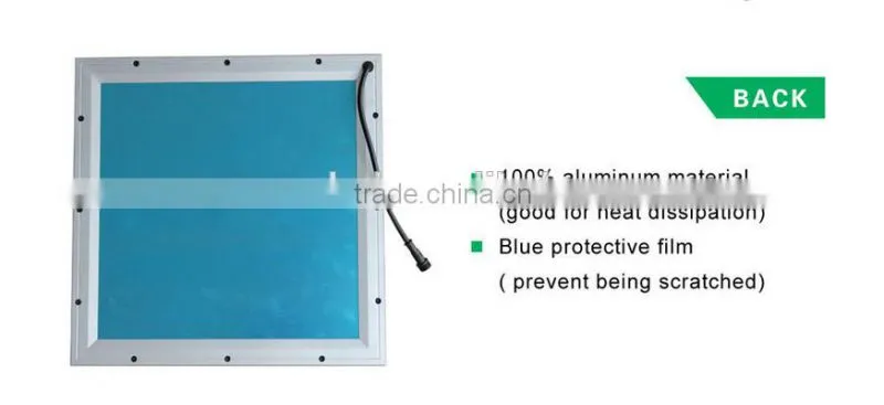 Factory direct supply square flat led panel ceiling light high brightness 24W led panel video light 60x60 cm led panel lighting
