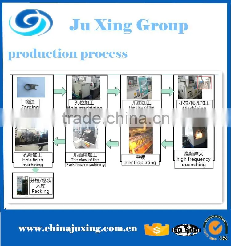 Bus transmission parts shift fork, gear shift fork