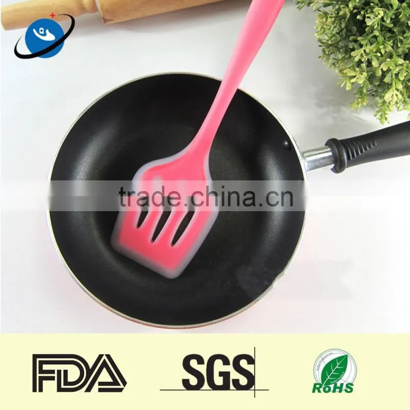 Non stick silicone slotted spatula