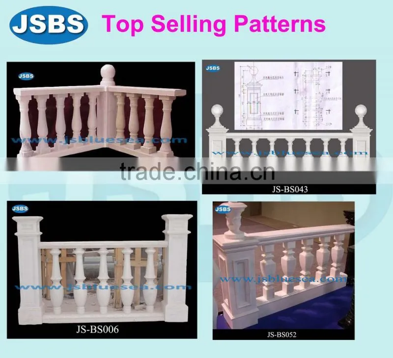 hand carved natural stone cheap decorative balustrade