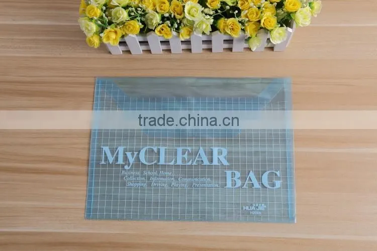 Business file collection document presentation A4 FC size PP plastic my clear bag