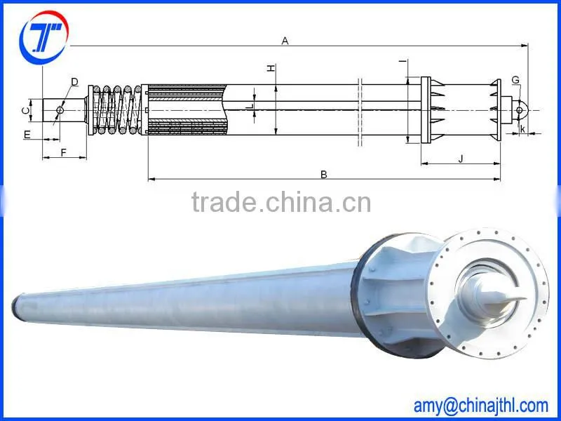 Construction Machinery rotary drilling rig Parts drilling krlly bar