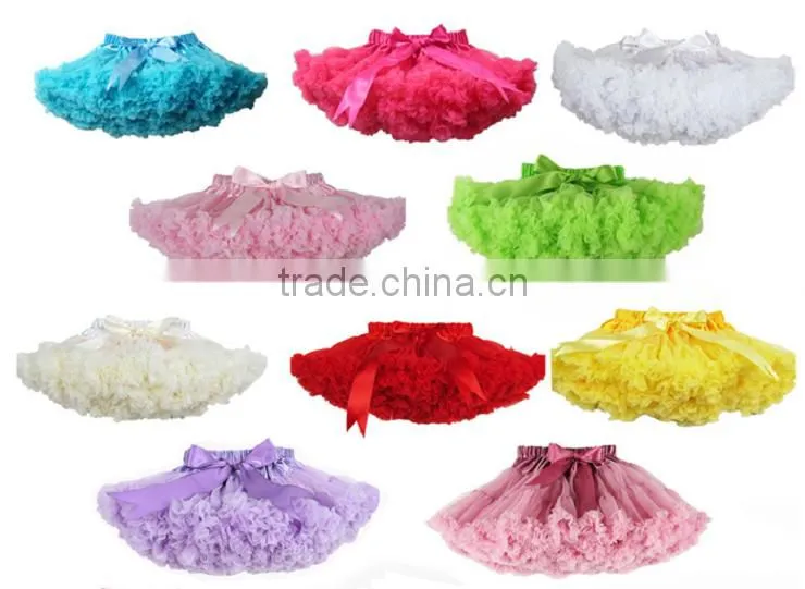 Best-selling baby skirt chiffon table skirt newborn ruffled table skirt girls super fluffy pettiskirt