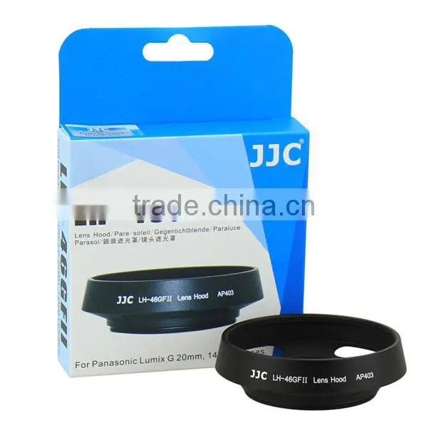 46mm Lens Hood JJC LH-46GFII Vented Lens Hood For Panasonic Lumix 20 Lens