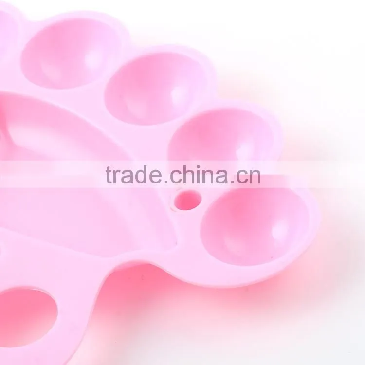Wholesale Feet Shape Plastic Paint Arist Palette For Watercolor Painting In Stock