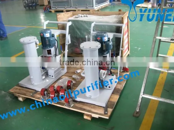 Portable transformer oil filtration device