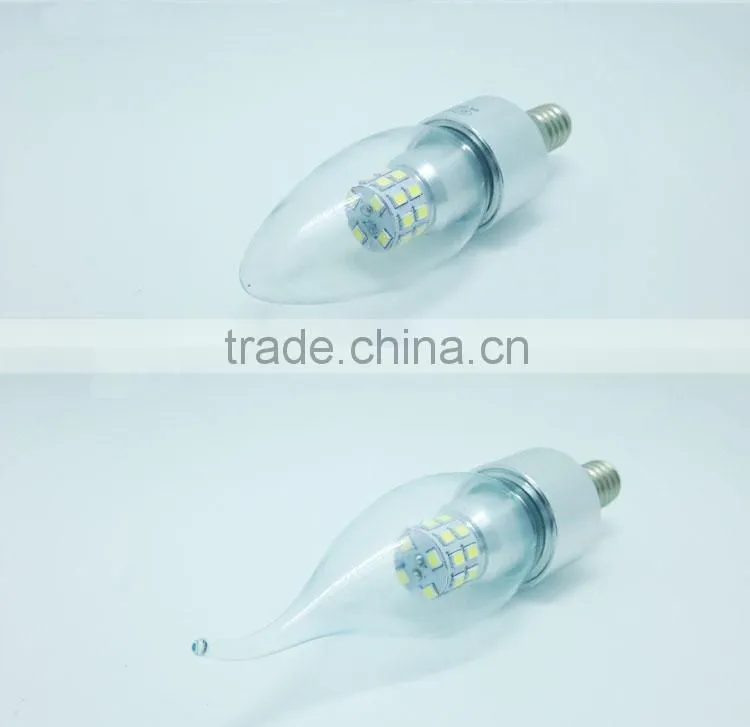 4w e12 candle lamp led with CE ROHS made in China, led candle bulb lamp 4w