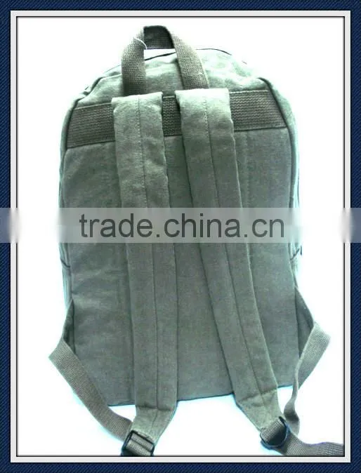 Washed Canvas backpack bag