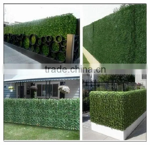 100X300cm Outdoor decorative peach leaves fence garden plastic fence