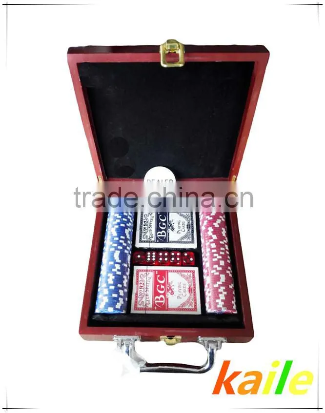 Poker chip set poker set poker card