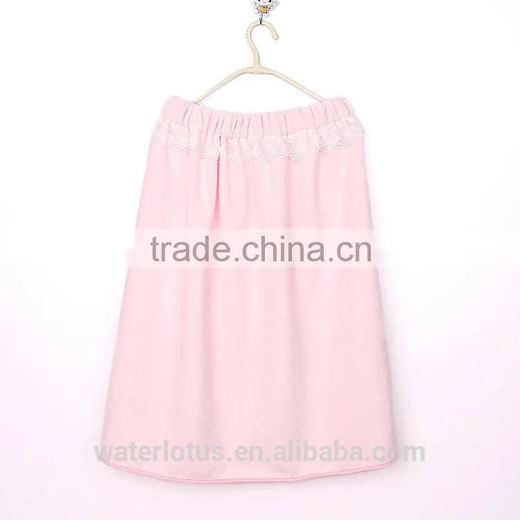 2014 china yiwu factory reliable supplier pretty practical towel bathrobe with embroidery