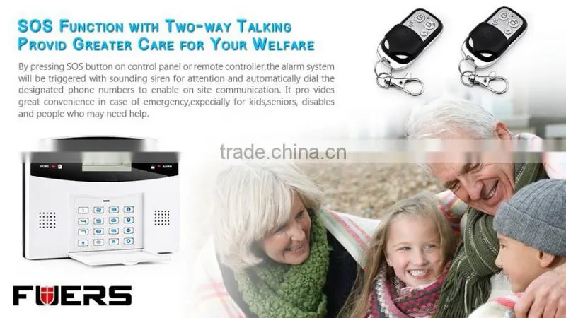New Combination YL-M2B LCD Screen Smart Wireless GSM Home Alarm System