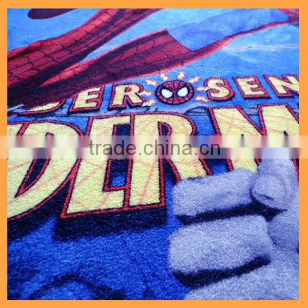 Spider-man Printed Baby Blanket Made In China