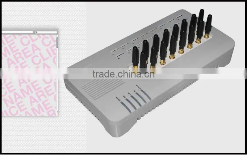 For call terminal gsm voip gateway with imei change rj45 connector