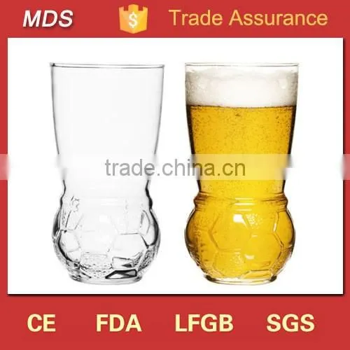 Hot selling cooling world cup trophy beer glass